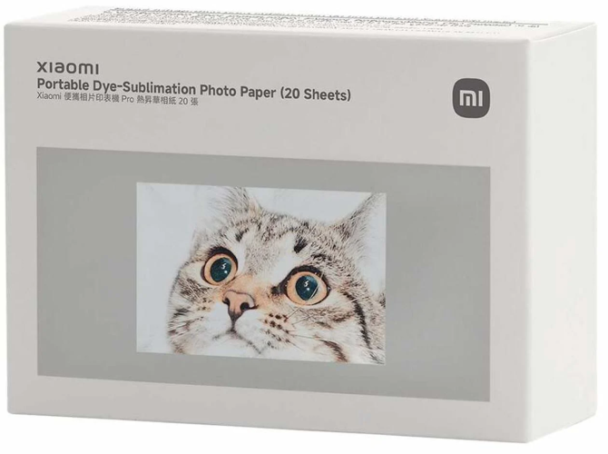 Xiaomi Portable Dye-Sublimation Photo Paper 50x76mm (20 Sheets) - Image 2