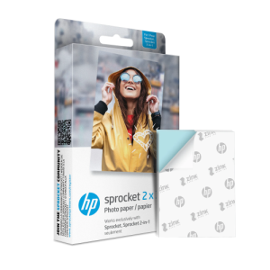 HP Sprocket 2x3'' 5x7.6 cm 50 Sheets Zink Sticky Photo Paper