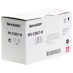 Sharp MX-C30GTM (MXC30GTM) Toner Cartridge, Magenta Sharp MX-C30GTM (MXC30GTM) Toner Cartridge, Magenta