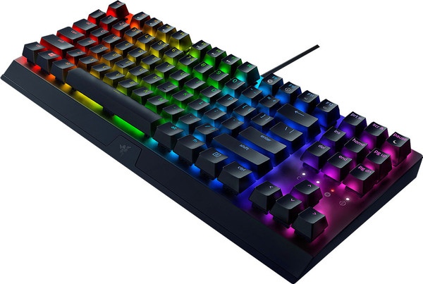 Razer Blackwidow V3 Tenkeyless Wired Gaming keyboard, RGB LED, USB, US, Green Switch, Black - Image 2
