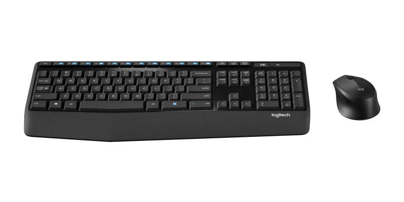 Logitech MK345 Combo Wireless Keyboard + Mouse, US, Black - Image 2