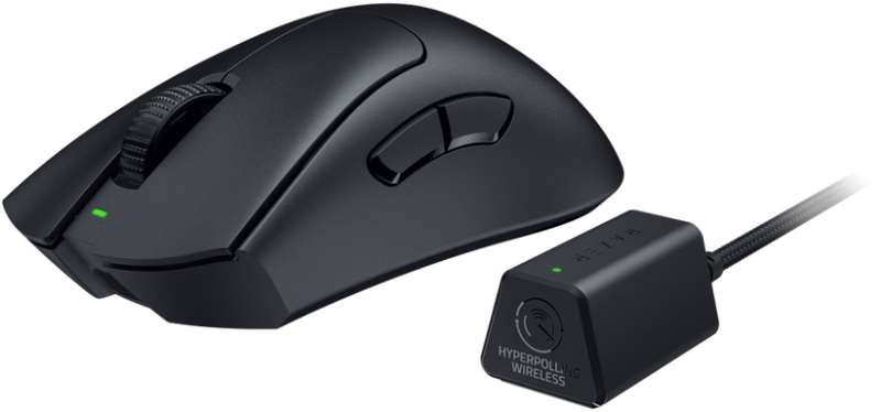 Razer DeathAdder V3 Pro Wireless Gaming Mouse RF Wireless + USB-C, 30000 DPI, Black - Image 2