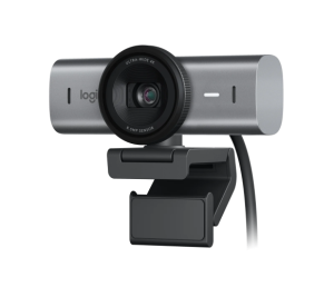 Logitech MX Brio Webcam, 8.5 MP, 4K Ultra HD 3840x2160, USB-C, Graphite