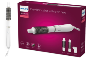 Philips 3000 Series Air Styler BHA303/00 Hair styling brush, White