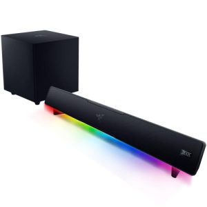 Razer Leviathan V2 PC Gaming Soundbar, Wireless, 65 W, Black