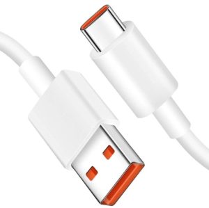 Xiaomi 6A USB-A to USB-C Cable 1m, White Xiaomi 6A USB-A to USB-C Cable 1m, White