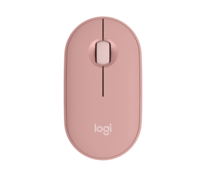 Logitech Pebble 2 M350s Belaidė pelė, RF Wireless + Bluetooth, 4000 DPI, Tonal Rose