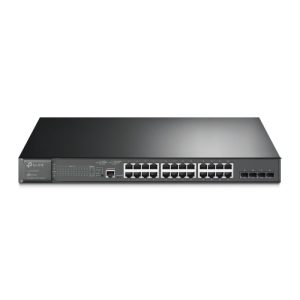 TP-Link JetStream 28-Port Gigabit L2 Managed Ethernet Switch with 24-Port PoE+