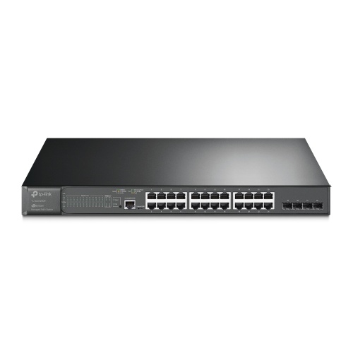 TP-Link JetStream 28-Port Gigabit L2 Managed Ethernet Switch with 24-Port PoE+