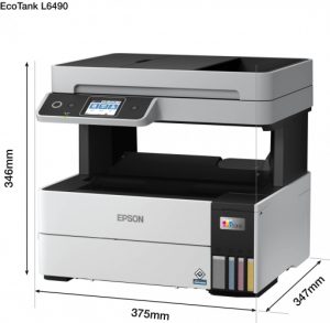Epson EcoTank L6490 Printer Inkjet Colour MFP A4 37 ppm USB Wi-Fi Ethernet LAN