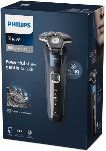 Philips 5000 Series S5885/10 Wet and dry Shaver, Midnight Blue - Image 2