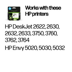 HP 304XL (N9K08AE) Ink Cartridge, Black
