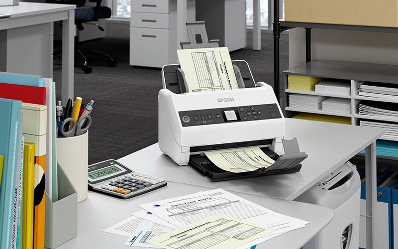 Epson WorkForce DS-730N Scanner A4 Colour 40 ppm 600x600 DPI USB Ethernet LAN - Image 5