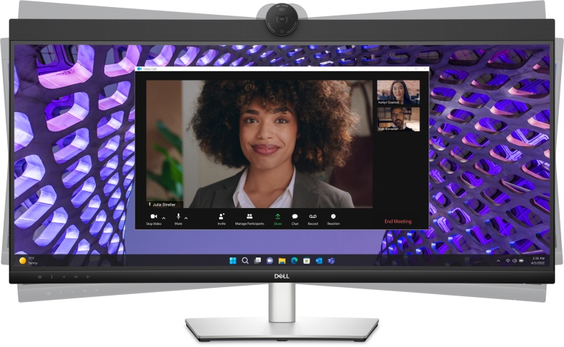Dell Pro 34 Plus P3424WEB Monitor 34.1'' IPS WQHD 3440x1440 8 ms 300 cd/m2 60 Hz, Silver/Black - Image 10