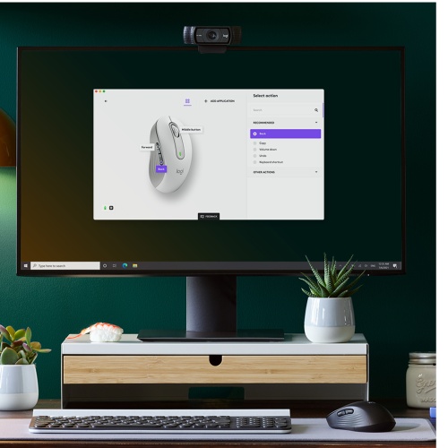 Logitech Signature M650 L Wireless Mouse RF Wireless + Bluetooth, 4000 DPI, Off-white - Image 6