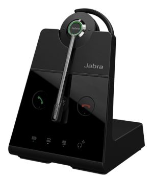Jabra Engage 65 SE Convertible Wireless Headset, DECT, Base Stand, Black