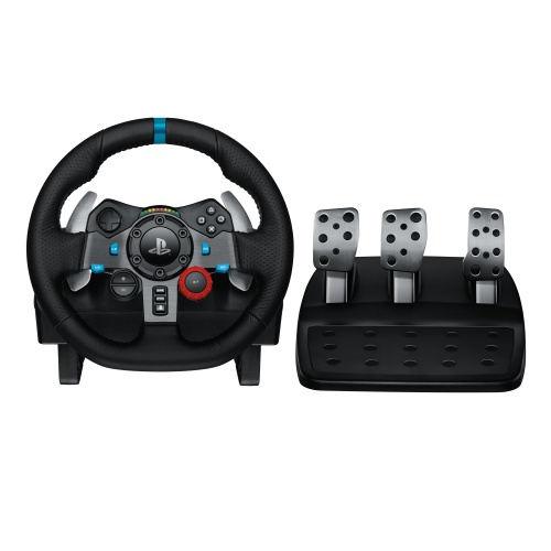 Logitech G29 Driving Force Steering Wheels & Pedals, for PC, PS5, PS4, Black - Image 2