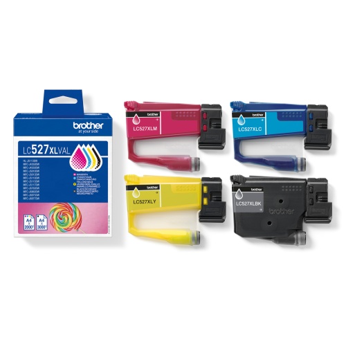Brother LC-527XLVAL (LC527XLVAL) Ink Cartridge Multipack, BK/C/M/Y - Image 5