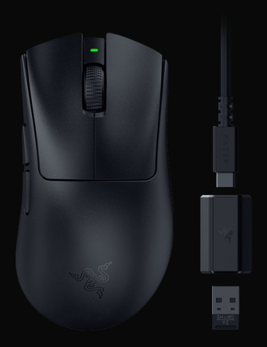 Razer DeathAdder V3 HyperSpeed Wireless Gaming Mouse RF Wireless + USB-C, 26000 DPI, Black