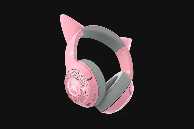 Razer Kraken Kitty V2 BT Wireless Gaming Headset, Bluetooth, Quartz - Image 7