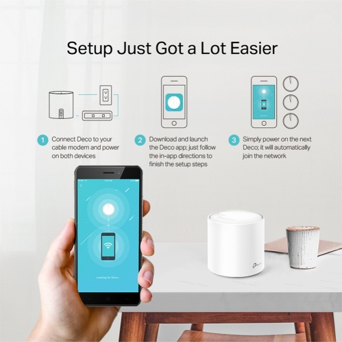 TP-Link DECO X20(3-pack) AX1800 Whole Home Mesh Wi-Fi 6 System - Image 6