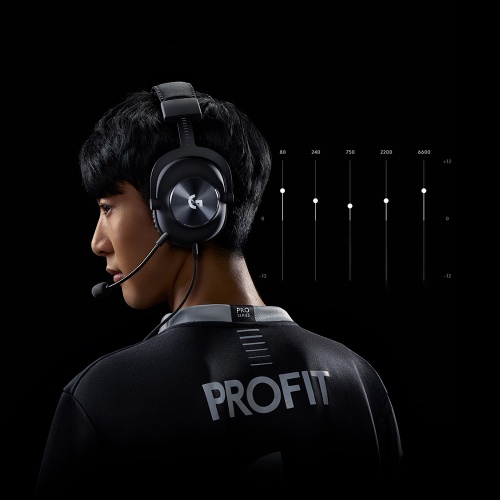 Logitech G PRO X Wired Gaming Headset, Black - Image 10