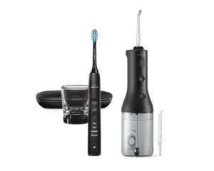 Philips Sonicare DiamondClean 9000 Power Flosser HX3886/43 Oral Irrigator, Black