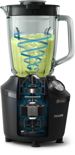 Philips 3000 Series ProBlend Crush HR2291/01 Blender, 2 L, 600 W, Black - Image 3