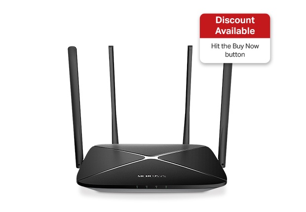 Mercusys AC1200 Wireless Dual Band Gigabit Router - Image 4