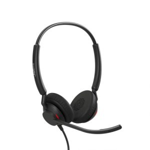 Jabra Engage 40 MS Stereo Inline Link Wired Headset, USB-C/USB-A, Black