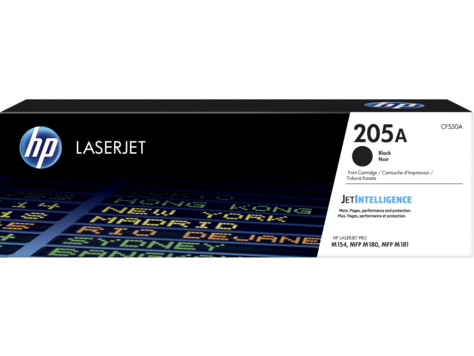 HP 205A (CF530A) Toner Cartridge, Black