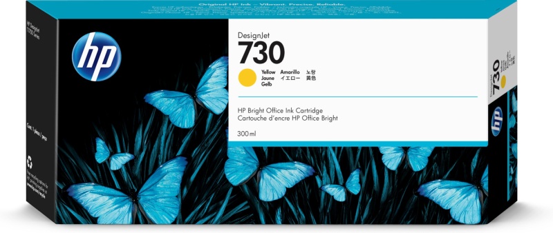 HP 730 (P2V70A) Ink Cartridge, Yellow - Image 4