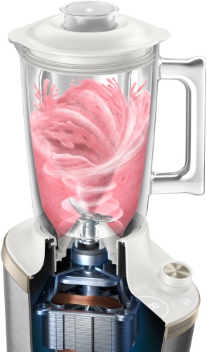 Philips 7000 Series HR3760/01 High speed blender, 2 L, 1500 W, White/Silver - Image 8