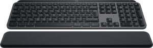 Logitech MX Keys S Wireless Keyboard + Palm Rest, Bluetooth, Illuminated, US, Graphite