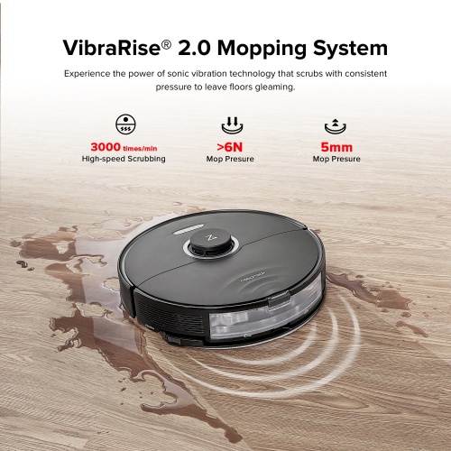 Roborock S8 Robot Vacuum Cleaner, Black - Image 5
