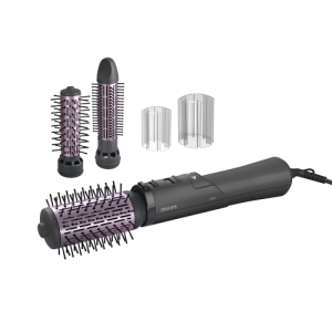 Philips 7000 Series Air Styler BHA715/00 Hair styling brush, Grey/Pink