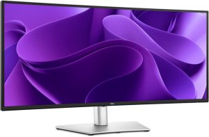 Dell Pro 34 Plus P3425WE Monitor 34'' IPS Curved WQHD 3440x1440 8ms 350cd/m2 100Hz, Black/Silver