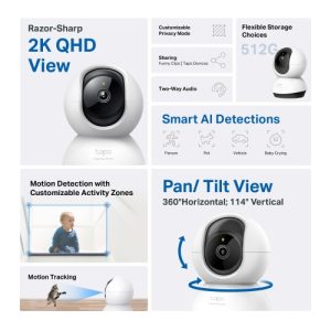 TP-Link TAPO C220 Pan/Tilt Home Security Wi-Fi Camera