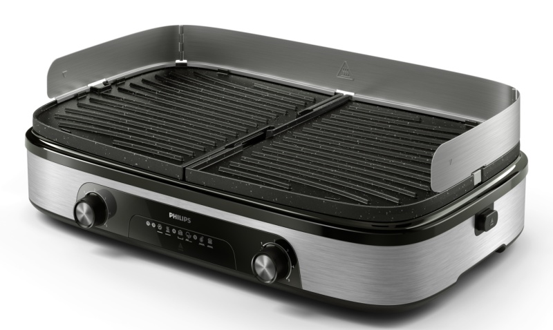 Philips 5000 Series HD6222/90 Electric Table Grill 2400 W, Black/Silver - Image 6