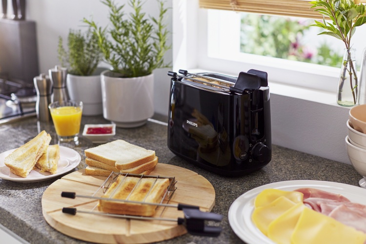 Philips Daily Collection HD2583/90 Toaster 600 W, Black - Image 5
