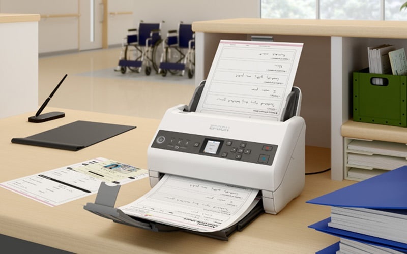 Epson WorkForce DS-730N Scanner A4 Colour 40 ppm 600x600 DPI USB Ethernet LAN - Image 7