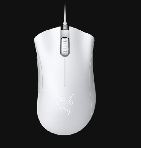 Razer DeathAdder Essential Wired Gaming Mouse USB Type-A Optical 6400 DPI, White - Image 4