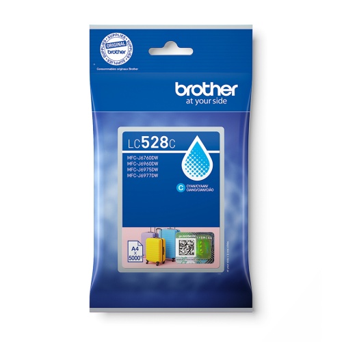 Brother LC528C Ink Cartridge, Cyan - Image 5