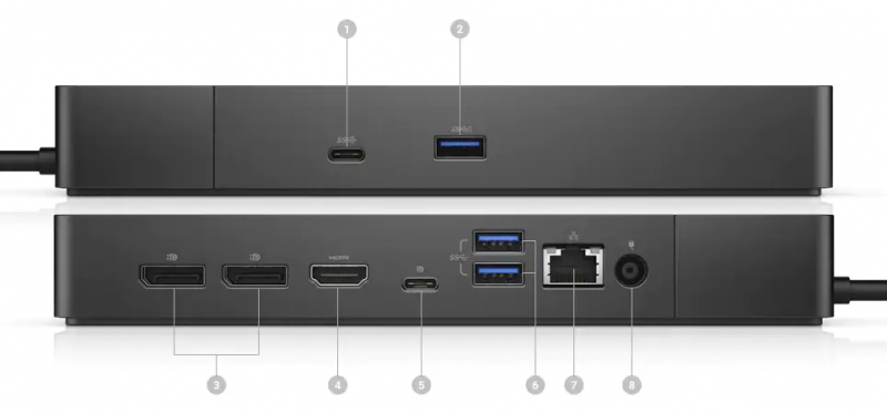 Dell Dock WD19S 180W Docking station, Black - Image 6