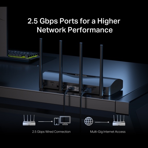 Mercusys BE3600 Dual Band Wi-Fi 7 Router - Image 7