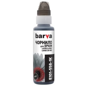 Barva Ink Refill Bottle Black, Compatible with Epson 101BK (C13T03V14A) (E101-558-1K)