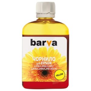 Barva Ink Refill Bottle Yellow, Compatible with Epson 103Y (C13T00S44A) (E103-693-1K)