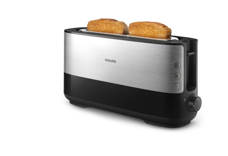 Philips Viva Collection HD2692/90 Toaster 950 W, Silver/Black - Image 2