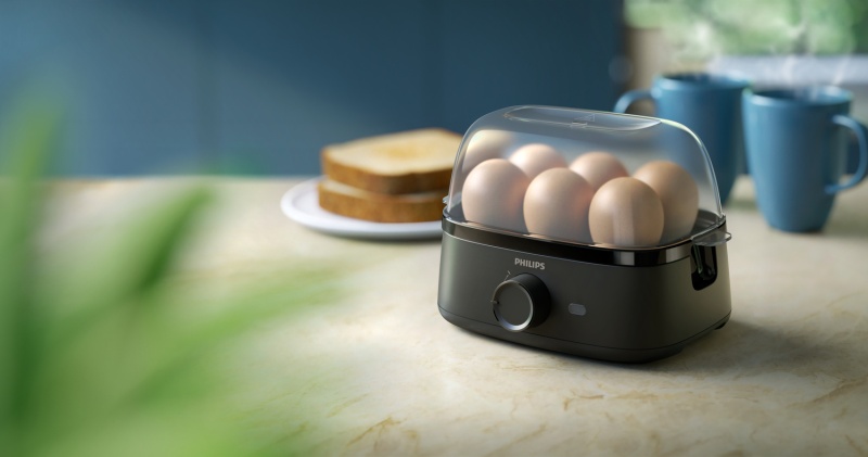 Philips 3000 Series HD9137/90 Egg Cooker, Black - Image 8