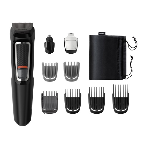 Philips Multigroom 3000 Series MG3740/15, 9-in-1 Hair Trimmer, Black - Image 3